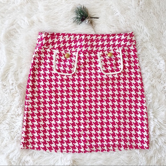 Talbots Other - Talbots kids pink and white corduroy skirt